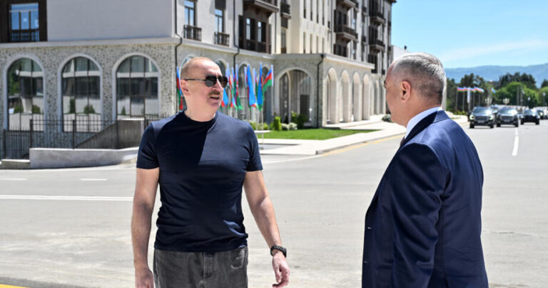 İlham Əliyev Xankəndidə Mədəniyyət Mərkəzinin açılışında iştirak edib – FOTO