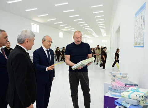Xocalı şəhərində “Qarabağ Tekstil Evi” MMC istifadəyə verilib
