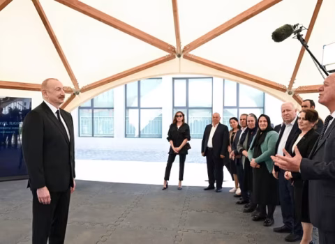 Prezident: Şükürbəyli kəndi tamamilə yenidən qurulub