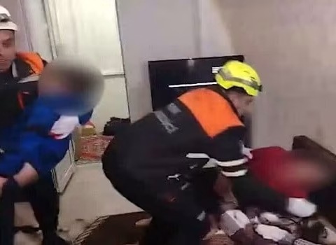 Ayağı barmaqlıq arasında qaldı, FHN yardıma gəldi – VİDEO