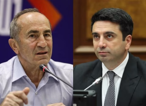 Alen Simonyandan Robert Köçəryana: “Sən qan içənsən!”
