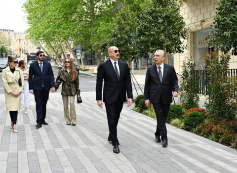 Prezident İslam Səfərli küçəsinin açılışında iştirak etdi – FOTOLAR