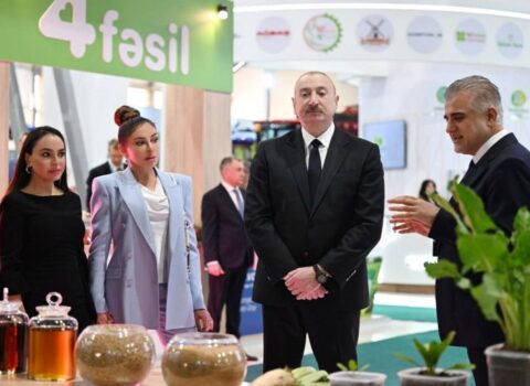 İlham Əliyev bu sərgilərlə tanış oldu