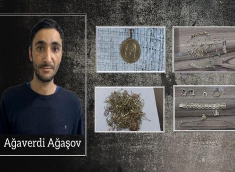 Mağazadan 12500 manatlıq qızıl oğurlayan şəxs TUTULDU