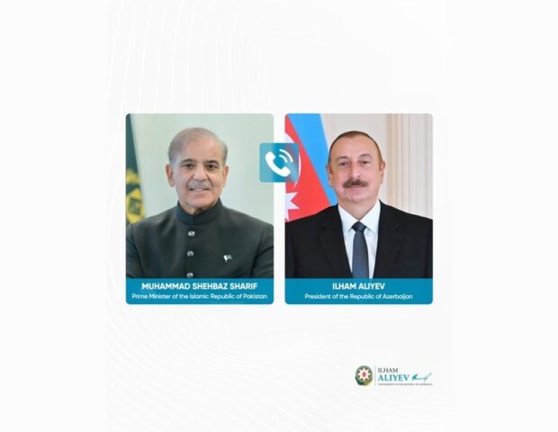 Prezident İlham Əliyev Şahbaz Şəriflə telefon danışığı aparıb