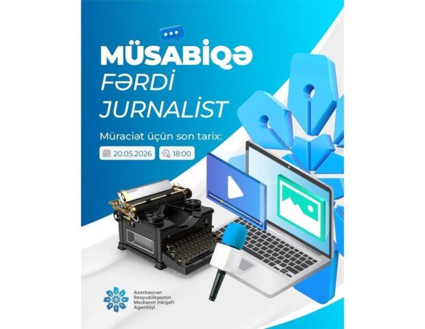 MEDİA jurnalistlər üçün müsabiqə elan ETDİ