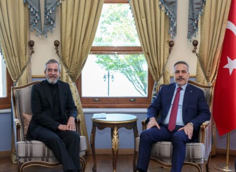 Hakan Fidan İstanbulda Əli Baqerini qəbul edib