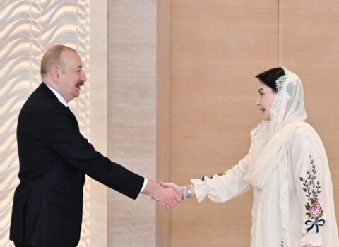 Prezident Məryəm Nəvaz Şərifi qəbul etdi