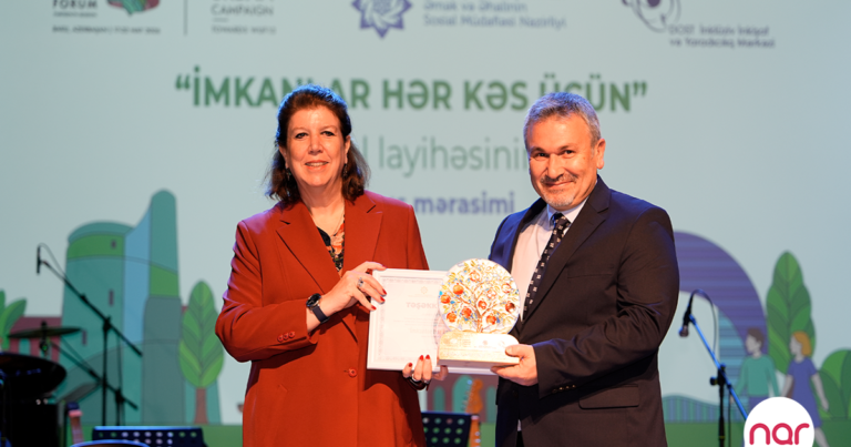 “Nar” “İmkanlar hər kəs üçün” layihəsinin bağlanış mərasimində iştirak edib