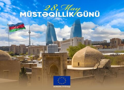 Aİ Nümayəndəliyi Azərbaycanı Müstəqlillik Günü münasibətilə təbrik edib