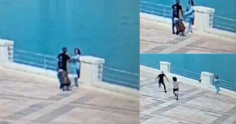 Bulvarda gənc qıza və oğlana qarşı zorakılıq hadisəsinin ANBAAN GÖRÜNTÜLƏRİ