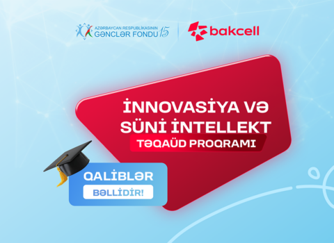 “Bakcell” və Gənclər Fondunun təqaüd proqramının qalibləri müəyyənləşdi