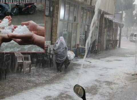 Bakıya şiddətli dolu düşdü: rəsmi açıqlama