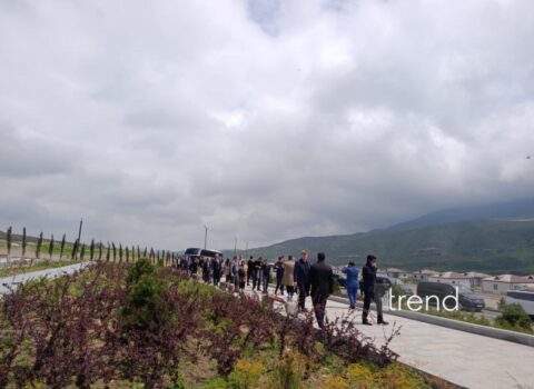 Diplomatik korpusun nümayəndələri Xocalı Soyqırımı Memorialına gəliblər – FOTO