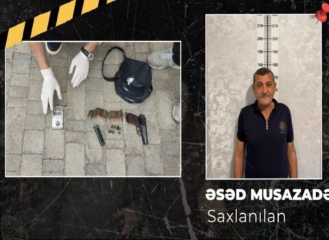 Qobustanda “Makarov” gəzdirən şəxs həbs edildi