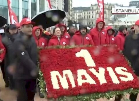 İstanbulda 1 May gərginliyi: Yüzlərlə saxlanılan var