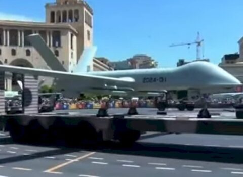 İrəvanda Çindən alınmış dron nümayiş etdirildi – VİDEO