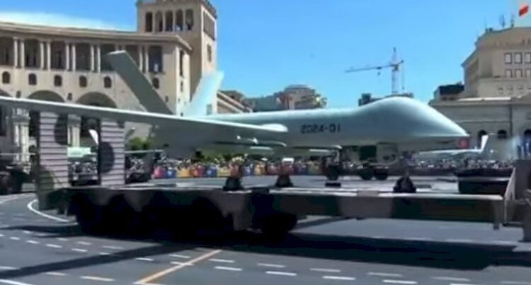 İrəvanda Çindən alınmış dron nümayiş etdirildi – VİDEO