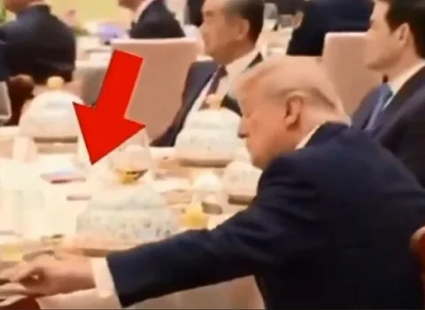 Trampın Si Cinpinə etdiyi bu hərəkət kameralara düşdü – VİDEO