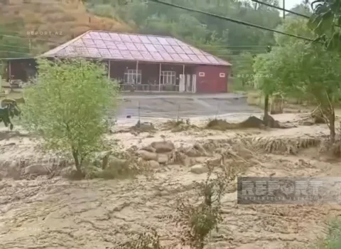 Naxçıvanın bəzi çaylarından sel keçir