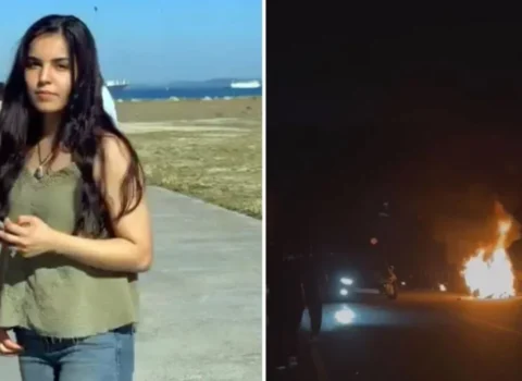 25 yaşlı qız motosiklet qəzasında yanaraq öldü – VİDEO