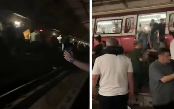 İstanbulda metro qatarı relsdən çıxdı – VİDEO