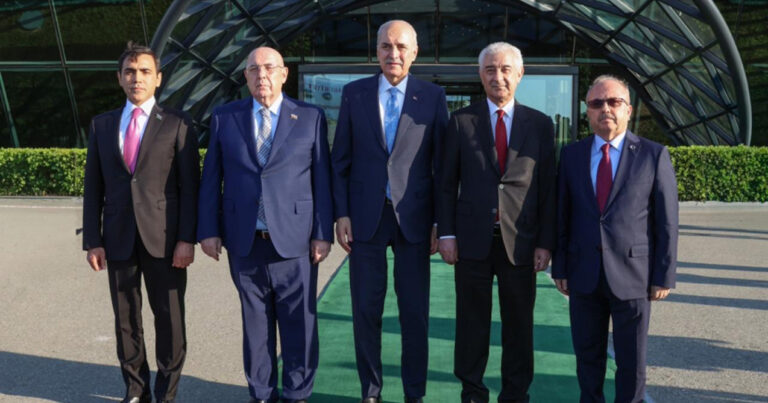 Numan Kurtulmuş Azərbaycandadır – Foto