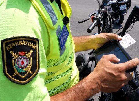 Polis motosiklet sürücülərinə qarşı reyd keçirdi – 45 nəfər saxlanılıb