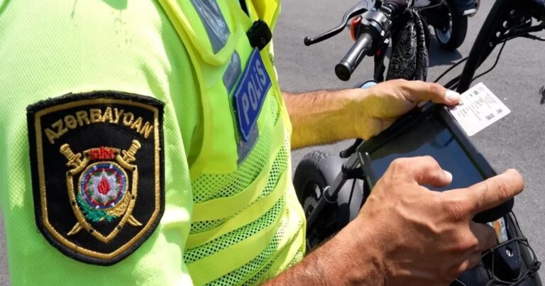 Polis motosiklet sürücülərinə qarşı reyd keçirdi – 45 nəfər saxlanılıb