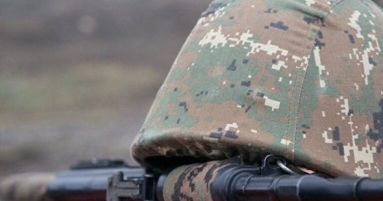 Ermənistan ordusunun hərbi qulluqçusu ölüb