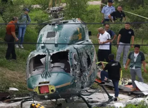 Səudiyyə Ərəbistanında helikopter qəzaya uğradı