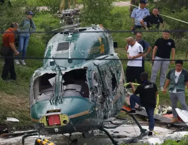Səudiyyə Ərəbistanında helikopter qəzaya uğradı