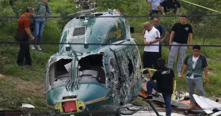 Səudiyyə Ərəbistanında helikopter qəzaya uğradı