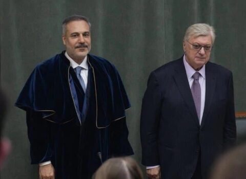 Rusiyada Hakan Fidana fəxri ad verildi