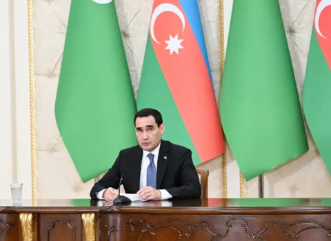 Sərdar Berdiməhəmmədov “Dostlug” tankerinə görə İlham Əliyevə təşəkkür edib