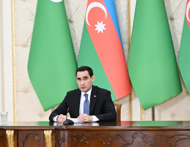 Sərdar Berdiməhəmmədov “Dostlug” tankerinə görə İlham Əliyevə təşəkkür edib