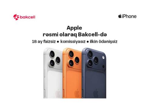 Apple məhsullarını rəsmi olaraq Bakcell Shop-da əldə et!