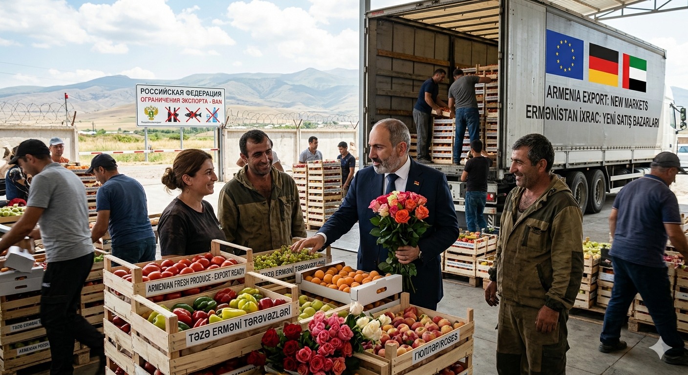 Paşinyan Rusiyanın imtina etdiyi mallara müştəri tapdı | KONKRET