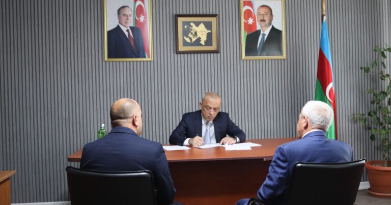 Azərbaycan Dövlət Su Ehtiyatları Agentliyinin sədri  Zaqatala rayonunda vətəndaşlarla görüşüb