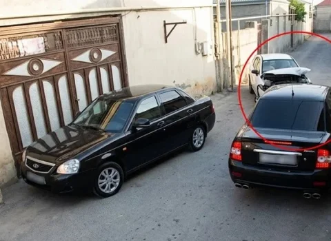 Bakıda “Mersedes”lə BYD toqquşdu – Anbaan video