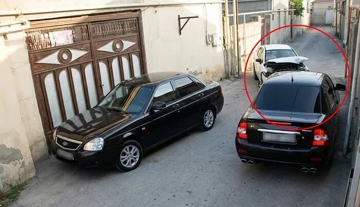Bakıda “Mersedes”lə BYD toqquşdu – Anbaan video