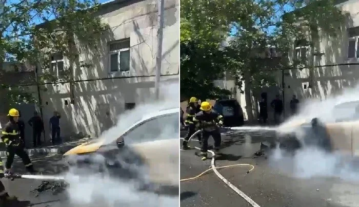 Bakıda “Çanqan” yandı – Video
