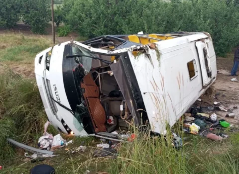 Türkiyədə sərnişin avtobusu aşıb, ölən və yaralananlar var
