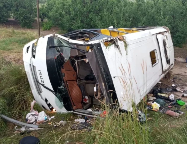 Türkiyədə sərnişin avtobusu aşıb, ölən və yaralananlar var