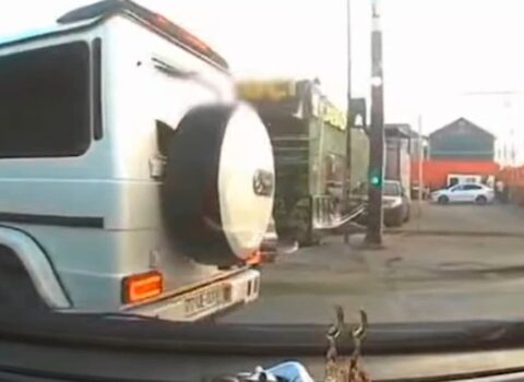 “Galendewagen”lə insident törədən sürücü həbs olundu
