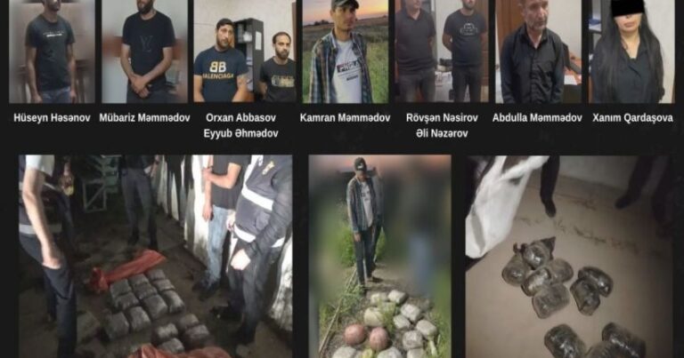 DİN: 46 kq narkotik vasitə dövriyyədən çıxarılıb, 9 nəfər həbs olunub – VİDEO