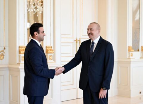Prezident İlham Əliyev ABŞ Konqresinin Nümayəndələr Palatasının üzvünü qəbul edib
