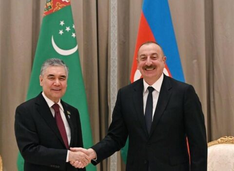 İlham Əliyev Qurbanqulu Berdiməhəmmədova təşəkkür etdi