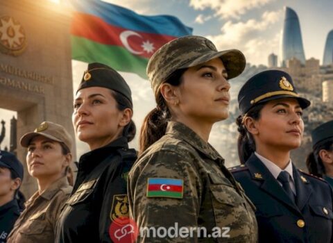 Azərbaycan Ordusundakı qadınların sayı açıqlandı