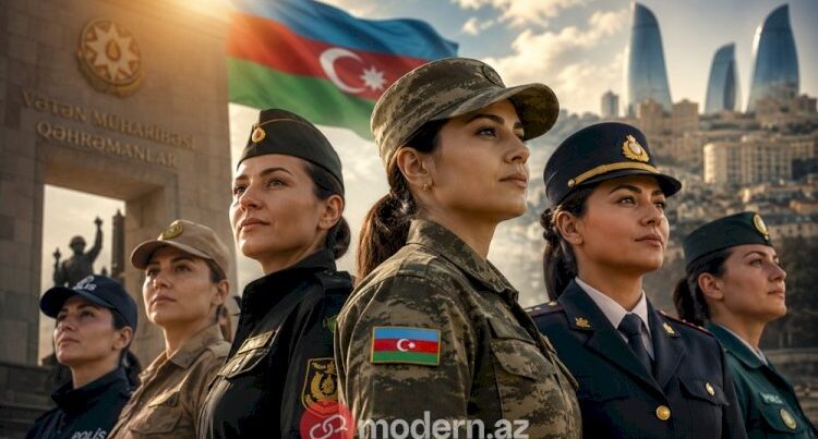 Azərbaycan Ordusundakı qadınların sayı açıqlandı